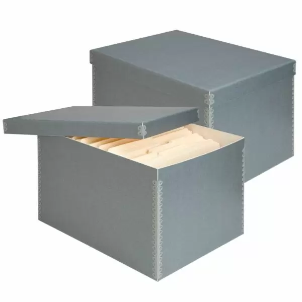 Metal Edge Document Boxes • Print File Archival Storage