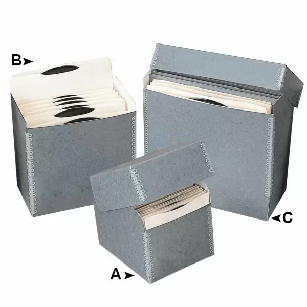 Lp on sale storage boxes