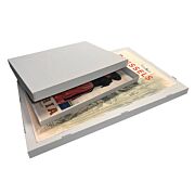 Archival Poster Storage Boxes in use with vintage posters