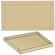 Ready-To-Assemble Artifact Storage Trays