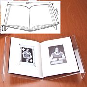 Flat Open Book Stand