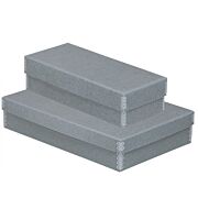 Perma/Dur Barrier Board Short Lid Boxes, Gray