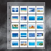 Polypropylene Slide Storage Album Pages, Top Loading