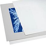 Perma/dur interleaving unbuffered paper used to preserve a cyanotype print.