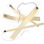 Microfilm Reel Identification tags with button and string for 16mm and 35mm film