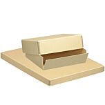 Perma/Dur Barrier Board Drop Front Boxes, Tan