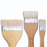Hake Flat Wash Brush with Metal Ferrule