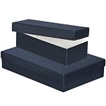 Perma/Dur Barrier Board Short Lid Boxes, Black