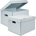 Archival Record Storage Cartons, Flip-Top Lid