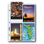 Print File Postcard Polypropylene Storage Pages
