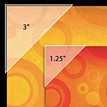 Polypropylene Mounting/ Framing Corners, Standard View