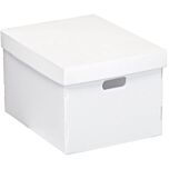 Archival Record Storage Cartons, White Coroplast