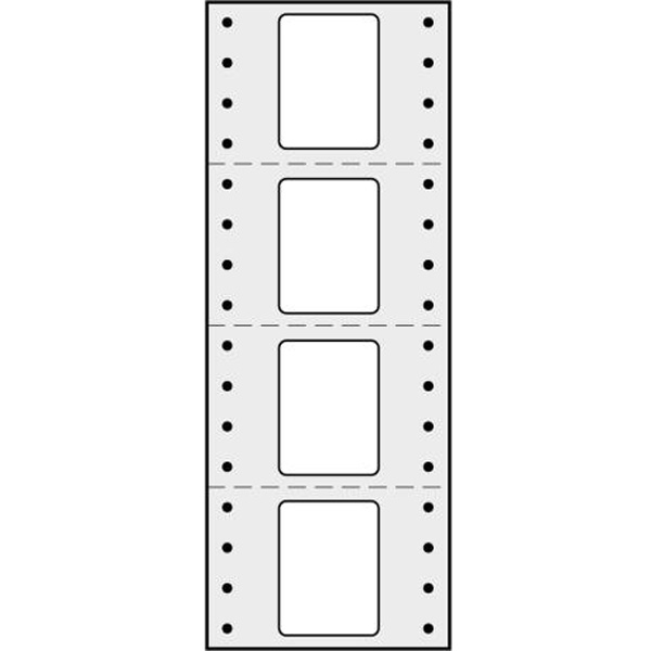 Notis Format Continuous Labelsets - Foil-backed