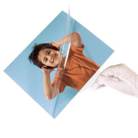 archival slide and negative album page